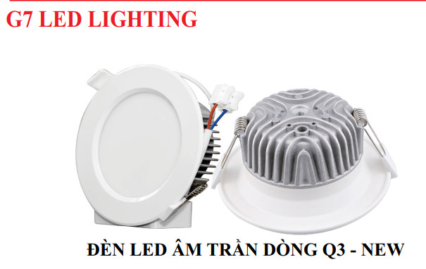 Đèn led âm trần G7 Lighting3