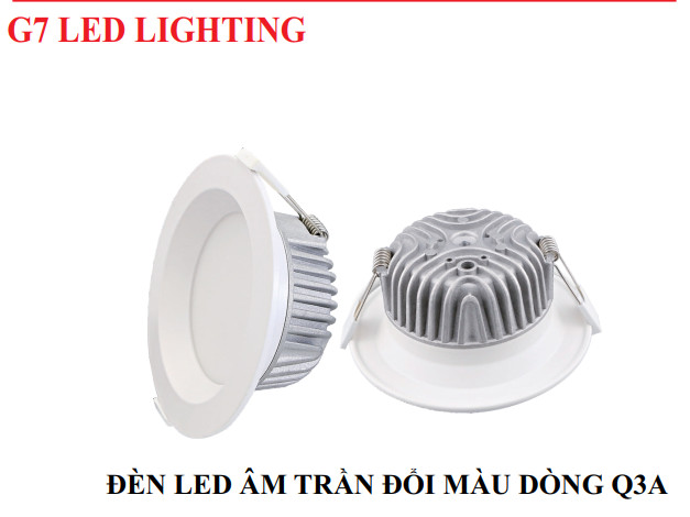 Đèn led âm trần G7 Lighting5