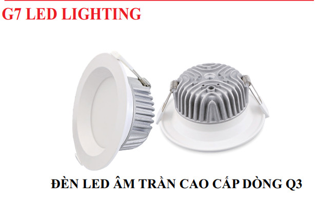 Đèn led âm trần G7 Lighting1