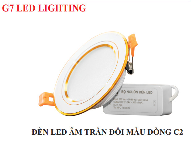 Đèn led âm trần G7 Lighting4